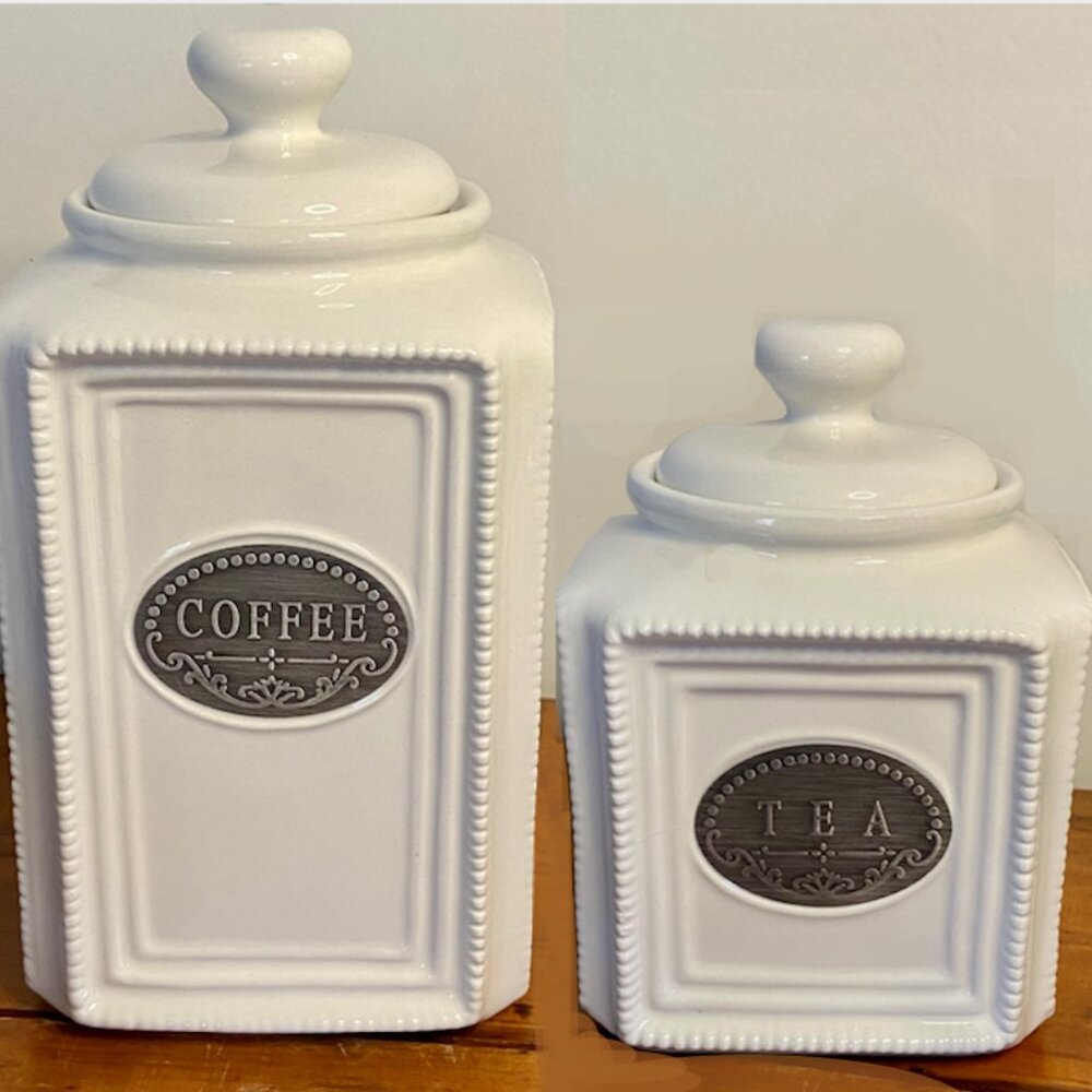 Coffee & Tea Canisters Made by THL